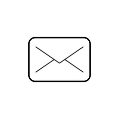 Message icon, mail. Internet, mobile applications.Vector illustration isolated.