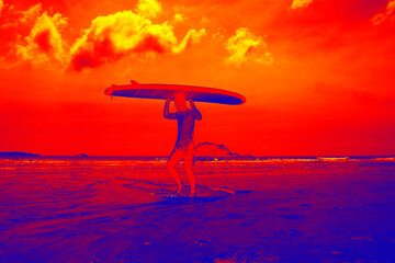 Surf lover infrared