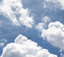 airplane in the sky