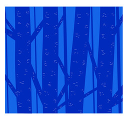 Night forest concept. Abstract background. Monochrome. Vector graphics.
