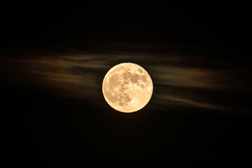 Full moon. Supermoon