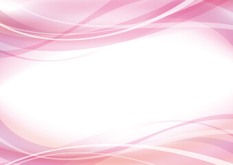 ピンク系ウェーブの背景