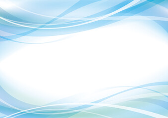 青系ウェーブの背景