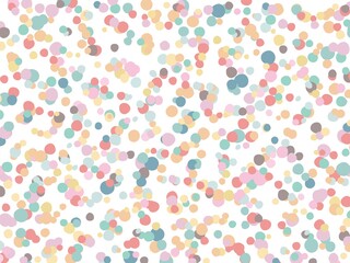 Dot pattern. Multi color dot pattern. Pastel colores abstract vector pattern.  