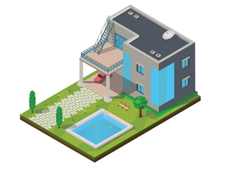 isometric house