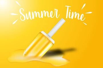 ice cream with hot weather