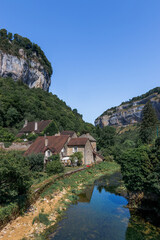 Fototapeta na wymiar Baume-les-Messieurs, Jura, Frankreich.