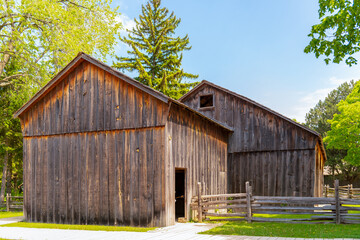 Colonial building in Black Creek Pioneer Village, Toronto, Canada