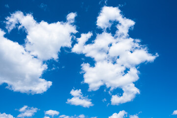 blue sky with clouds