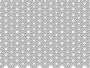 Stacking layered circle pattern background