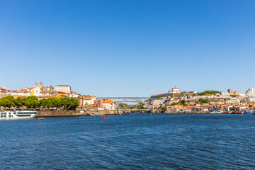 Fototapeta na wymiar Old architecture of Porto and Vila Nova de Gaia, Portugal