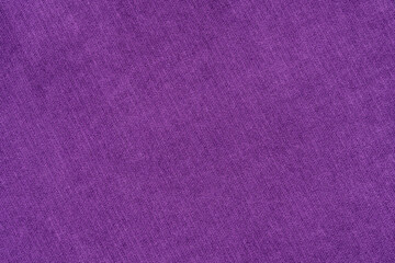 Purple fabric texture background. Natural fabric texture. Fabric background.
