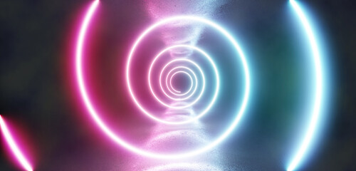 Neon background with lighters cyberpunk concept