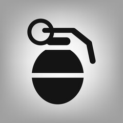 Grenade icon for the interface of applications, games.