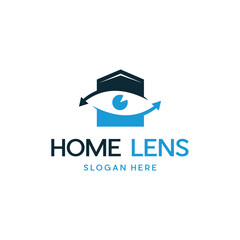 Home Eye Business Logo Design