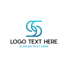 Letter S Line Logo Design