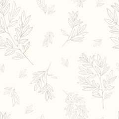 Floral seamless pattern vector 