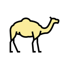 camel animal color icon vector. camel animal sign. isolated symbol illustration