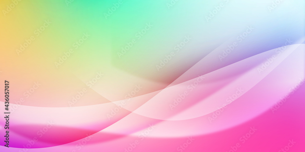 Poster modern abstract colorful light gradient shapes with glowing futuristic concept. latest wallpaper wit