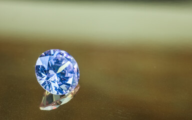Natural Sapphire gemstone, Jewel or gems on black shine color, Collection of many different natural gemstones amethyst,
