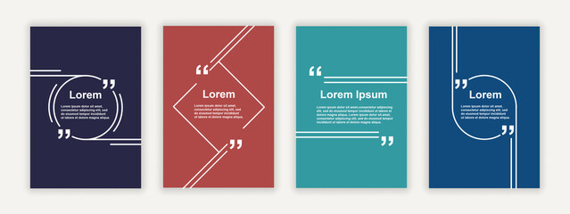 Set of pattern frames for putting text in bracket.