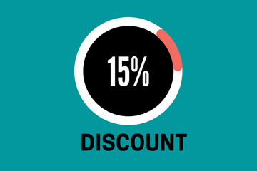Illustration of discount of only 15% of the value.