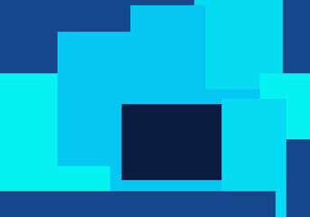 Minimalist blue abstract geometric background. Vector illustration.