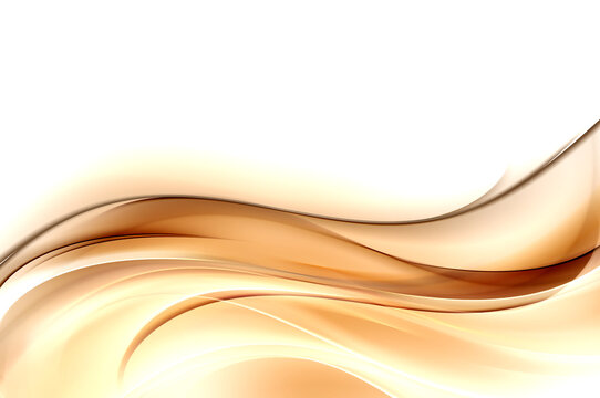 Gold waves abstract background. Modern trendy golden texture. © SidorArt