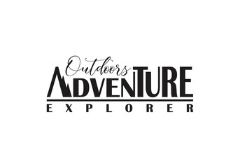 Adventure Typography Logo