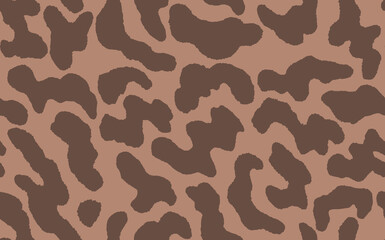 Fototapeta premium Abstract modern leopard seamless pattern. Animals trendy background. Beige decorative vector stock illustration for print, card, postcard, fabric, textile. Modern ornament of stylized skin
