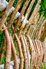 old wooden fence