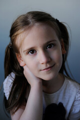 Portrait of adorable young girl