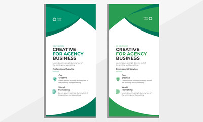 Corporate Dl flyer rack card.