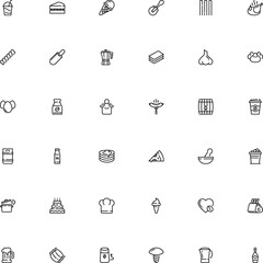 icon vector icon set such as: medical supplies, saucepan, treatment, spice, flavor, dough, elegance, shell, drum, gourmet, life, alcoholic, bowl, pharmacy tool, mortar, birch, fun, stainless
