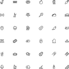 icon vector icon set such as: drawn, tart, water, kettle, kitchenware, purple, green, icons, sub, bratwurst, collection, cannelloni pasta shape, herb, measurement, stick, sing, plastic, carrot