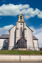 The church in the village of Skull