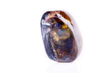 Macro mineral stone Petersit PAR on white background