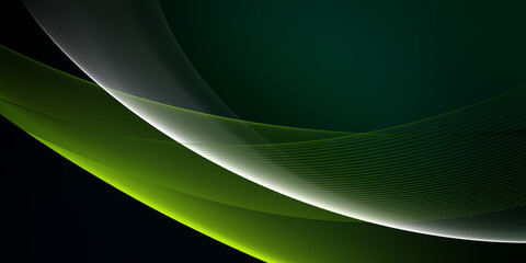 Green Transparency gradient abstract background

