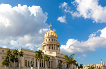 National Capitol Building (Capitolio Nacional de La Habana) a public edifice and one of the most visited sites by tourists in Havana.