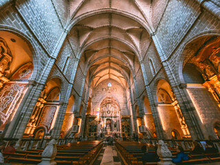 Fototapeta na wymiar The Capela dos Ossos, Chapel of Bones in Evora Portugal