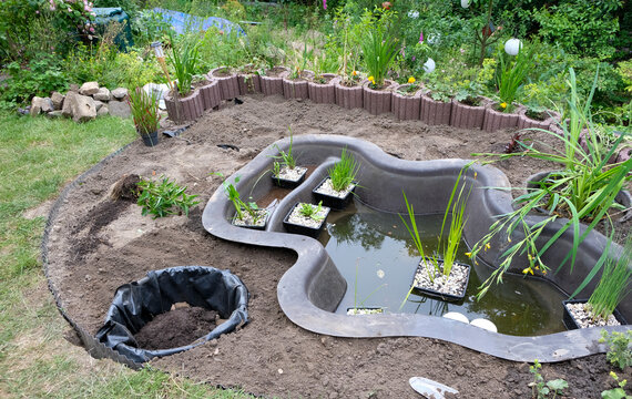 Gartenteich anlegen selber bauen