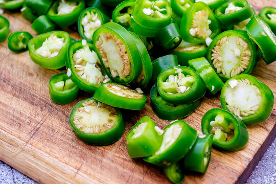 Ingretients for marinated hot peppers and jalapeno peppers
