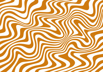 Vector Seamless Pattern with Flowing Salted Caramel. Abstract Sweet Texture. Creative Food Background for Packaging Design and Advertisement