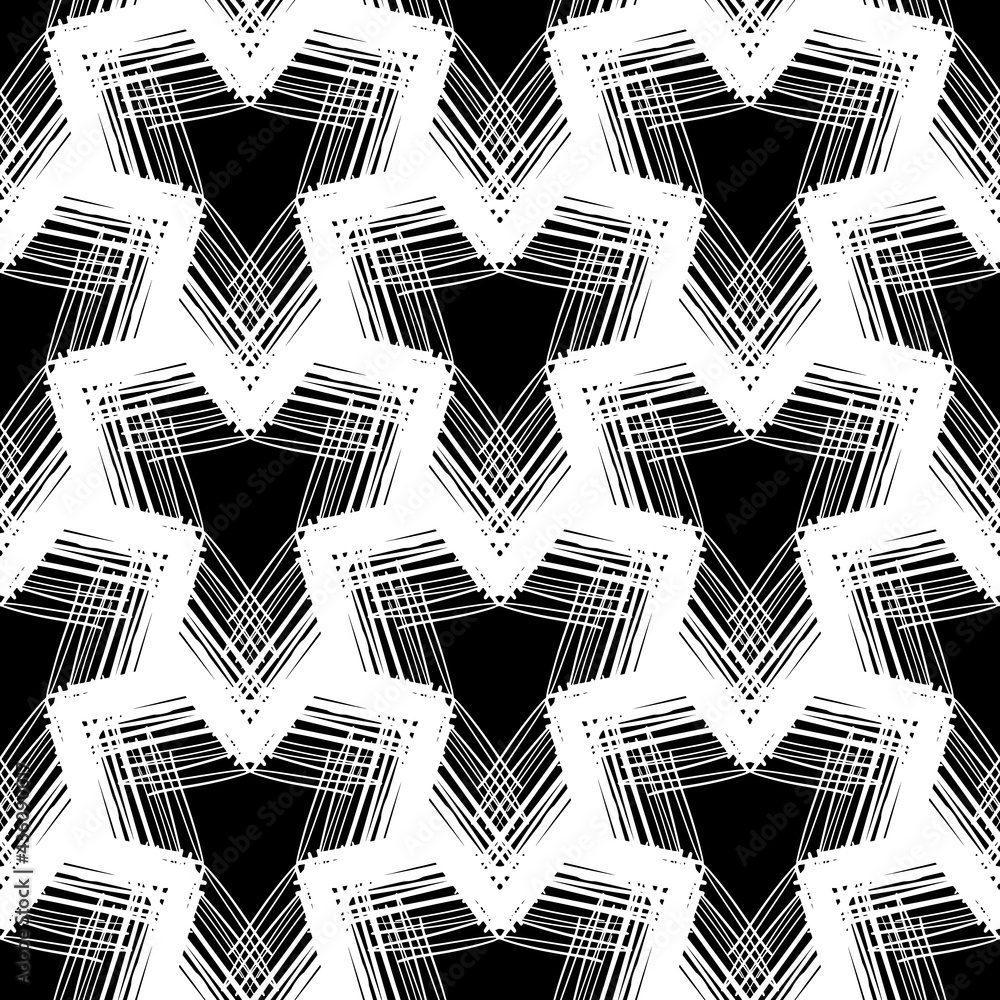 Poster pattern with simple shapes for your design.