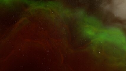 science fiction illustrarion, colorful space background with stars