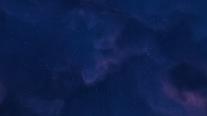 science fiction illustrarion, colorful space background with stars © ANDREI