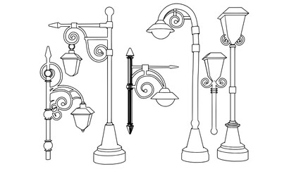 Street lamp line