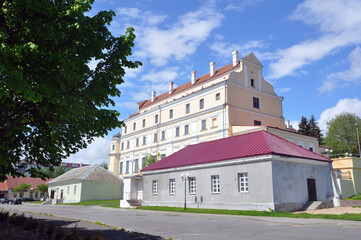 Fototapeta na wymiar Pinsk, Belarus: building of the former Collegium of the Jesuits.