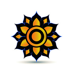 Line Thai, blossom, Traditional Thai style pattern , Vector illustration