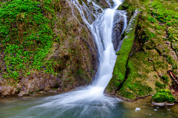 Obraz premium Route of the water of Bergonzo, Alava, Spain.